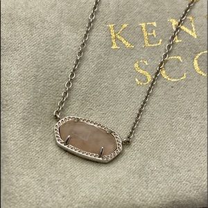 Kendra Scott Elisa Pale Pink 14k white gold